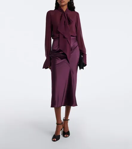 Nina Ricci Blusa de chifón de seda - Nina Ricci - Modalova