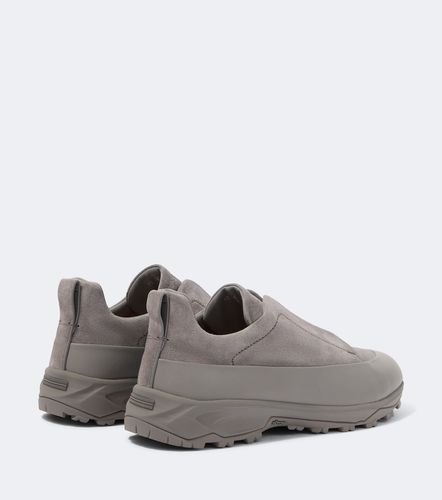 Sneakers Triple Stitch Monte in suede - Zegna - Modalova