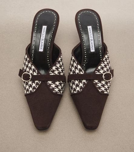 Mules Mircamu aus Veloursleder - Manolo Blahnik - Modalova
