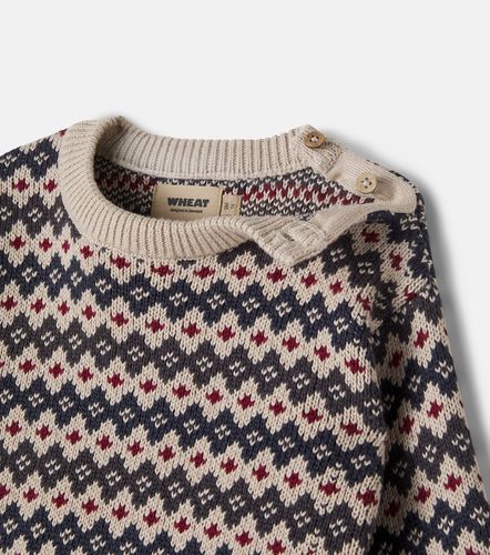Bebé - jersey Harlow de algodón en jacquard - Wheat - Modalova