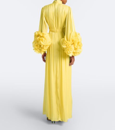 Abito lungo in georgette Lurex® - Costarellos - Modalova