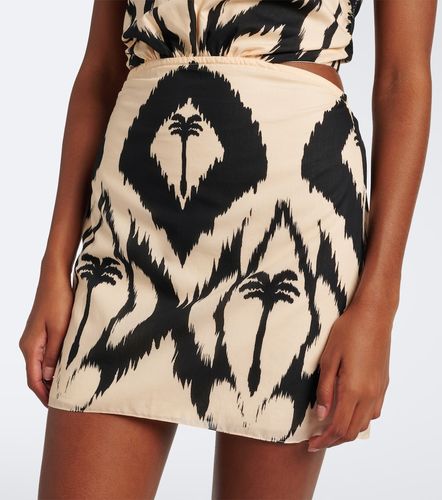 Vestido corto de algodón estampado - Johanna Ortiz - Modalova