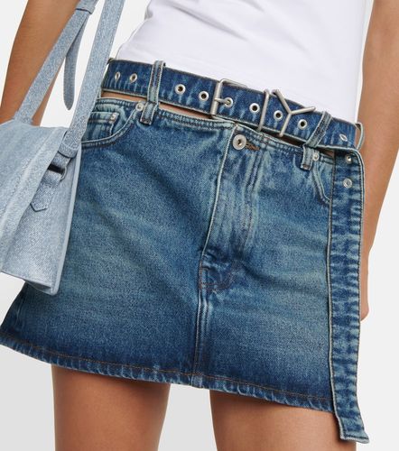 Y/Project Y Belt denim miniskirt - Y/Project - Modalova