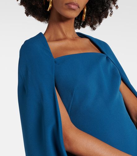 Abendkleid Cinza aus Crêpe mit Cape - Safiyaa - Modalova