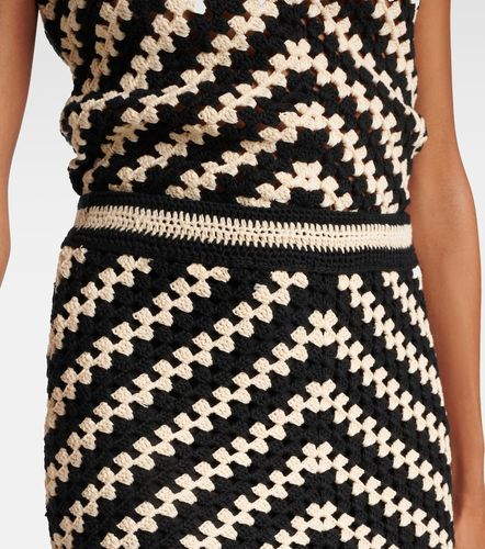 Falda midi Halliday de croché de algodón - Zimmermann - Modalova