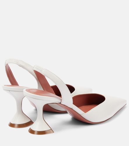 Slingback-Pumps Holli aus Leder - Amina Muaddi - Modalova