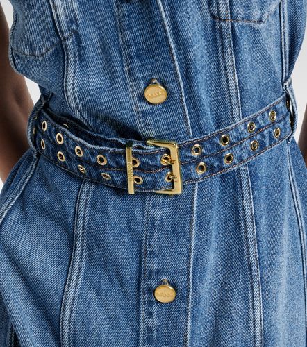 Ganni Abito midi in denim - Ganni - Modalova
