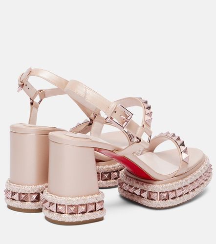Superaclou 85 leather platform sandals - Christian Louboutin - Modalova