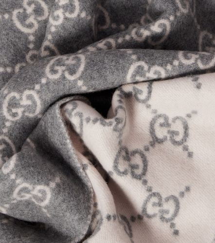 Bufanda de cachemir con GG y flecos - Gucci - Modalova