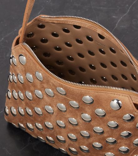 Borsa a tracolla Lina Medium in suede con borchie - Khaite - Modalova