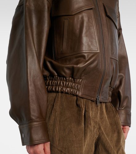 Staud Eugene leather bomber jacket - Staud - Modalova