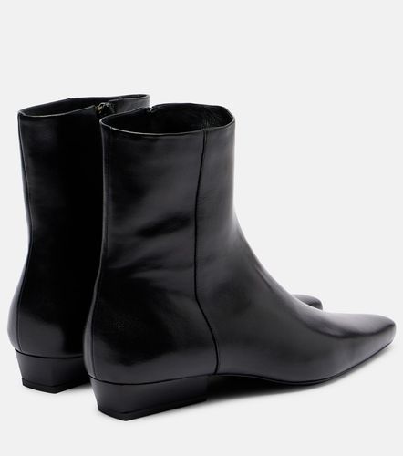 Wally Flat leather ankle boots - Staud - Modalova