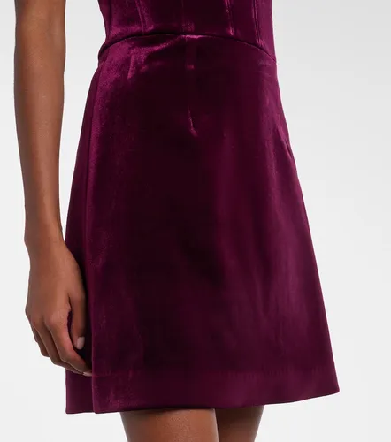 Off-Shoulder-Minikleid aus Samt - Rebecca Vallance - Modalova