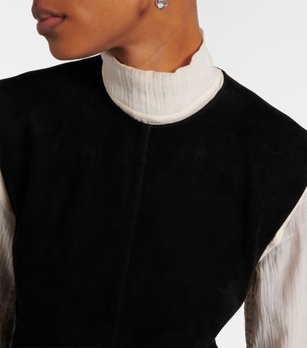 Toteme Top in suede con cintura - Toteme - Modalova