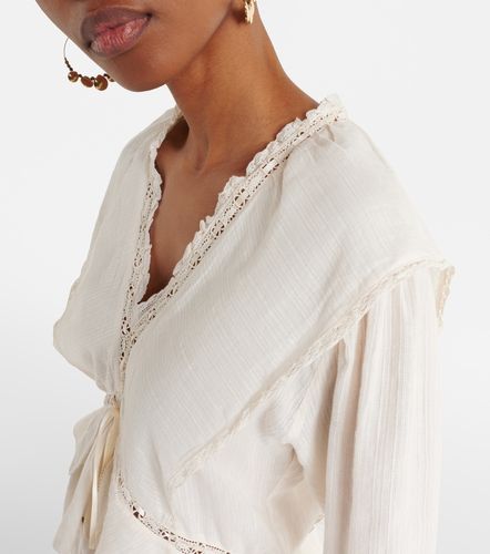 Top Damienne in misto cotone e lino - Marant Etoile - Modalova