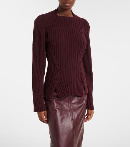 Pullover in lana e cashmere a coste - Victoria Beckham - Modalova