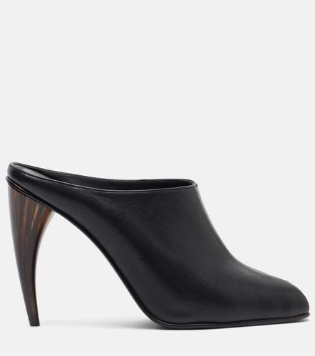 McQueen Mules Horn Heel aus Leder - McQueen - Modalova