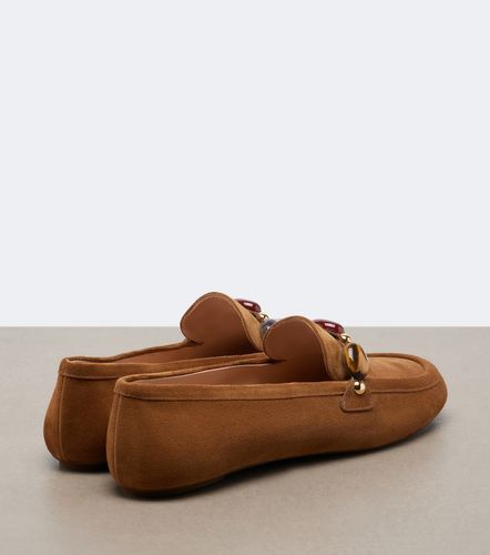 Embellished suede loafers - Gianvito Rossi - Modalova