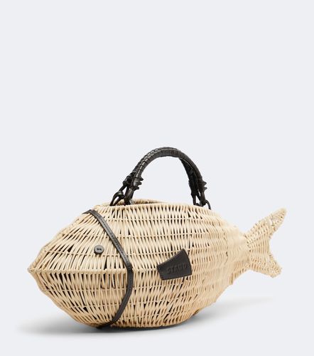 Borsa a mano Cleo Small in vimini - Staud - Modalova
