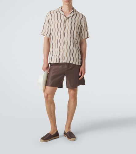 Camisa bowling Roberto de lino estampada - Frescobol Carioca - Modalova