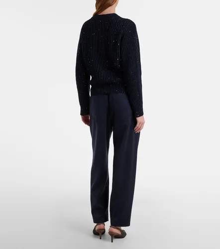 Monili wool straight pants - Brunello Cucinelli - Modalova