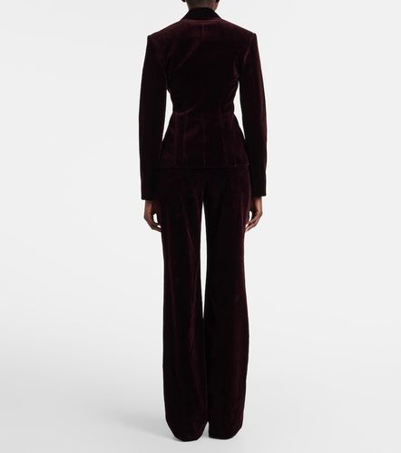 Alaïa Schlaghose aus Baumwollsamt - Alaia - Modalova