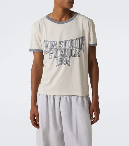 Logo cotton jersey T-shirt - Acne Studios - Modalova