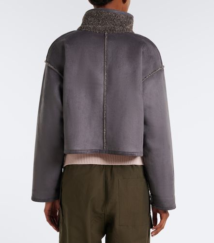 Esme teddy-lined cropped jacket - Velvet - Modalova