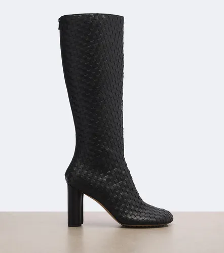 Cherry Intrecciato leather knee-high boots - Bottega Veneta - Modalova