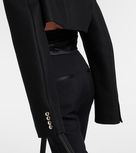 Leara cropped wool-blend jacket - Khaite - Modalova