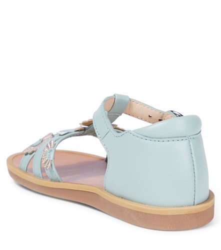 Sandalias Poppy de piel con apliques - Pom d'Api - Modalova