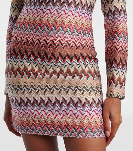 Abito corto a zig zag con lamé - Missoni - Modalova