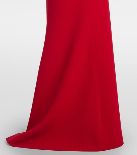 Abito lungo in cady con fiocco - Elie Saab - Modalova