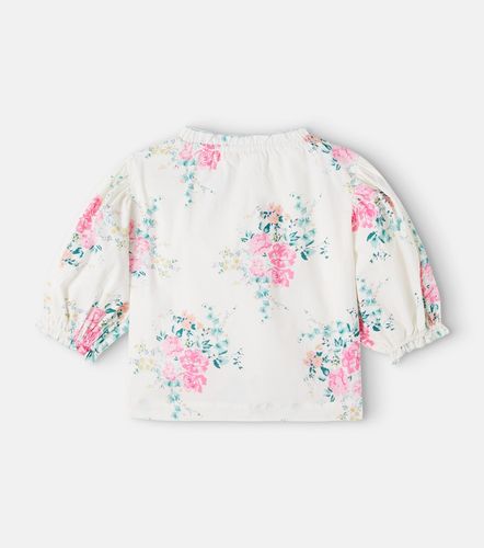 Top de algodón floral - C'era Una Volta - Modalova
