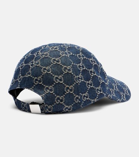 Gucci Gorra de denim con GG - Gucci - Modalova