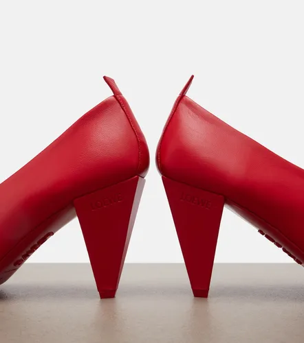 Loewe Origami Cubic leather pumps - Loewe - Modalova