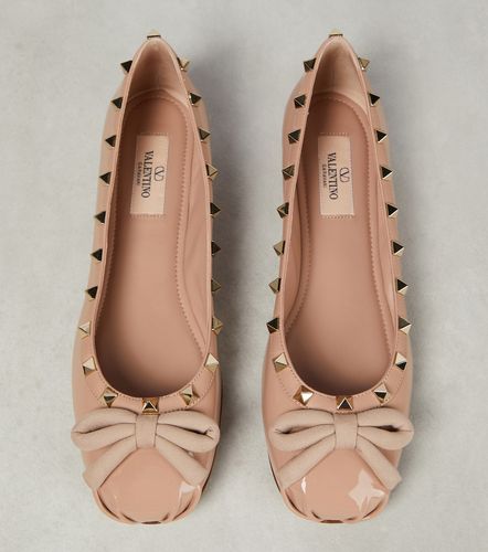 Bailarinas Rockstud de charol - Valentino Garavani - Modalova