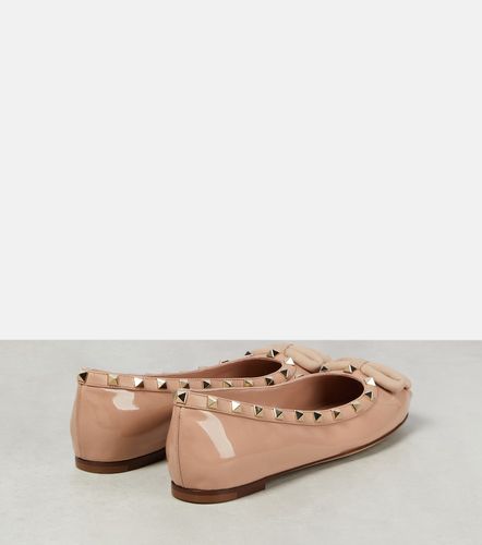 Bailarinas Rockstud de charol - Valentino Garavani - Modalova