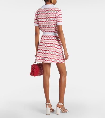 Minifalda mezcla de algodón en zigzag - Missoni - Modalova