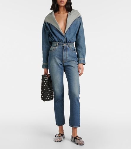 Alaïa Borsa Folded in suede con borchie - Alaia - Modalova