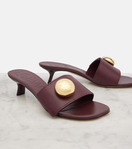 Loewe Anagram leather mules - Loewe - Modalova