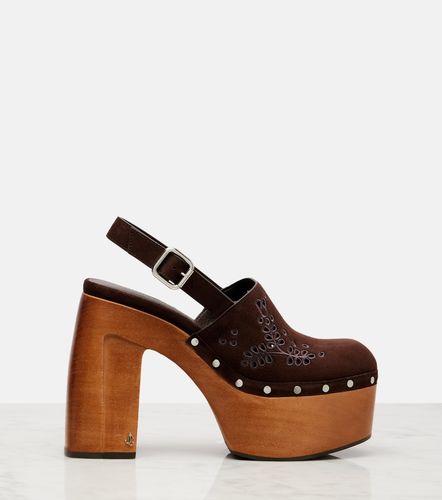 Alida 135 suede platform clogs - Jimmy Choo - Modalova