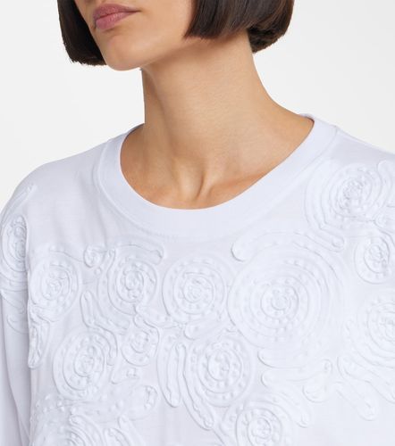 Camiseta oversized de algodón bordada - Dries Van Noten - Modalova