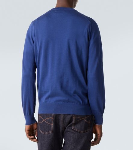 Pullover in cotone - Brunello Cucinelli - Modalova