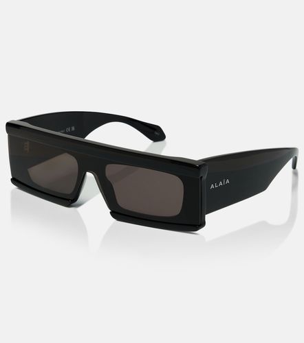 Alaia Logo flat-top sunglasses - Alaia - Modalova