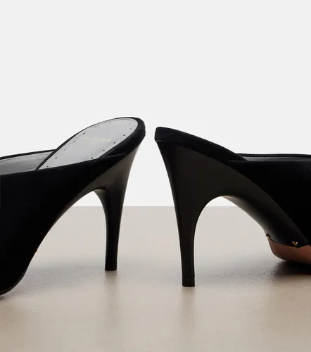 Balenciaga Duchesse suede mules - Balenciaga - Modalova
