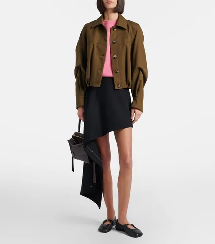 Loewe Draped wool miniskirt - Loewe - Modalova