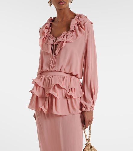 Adriana Degreas Ruffled crop top - Adriana Degreas - Modalova