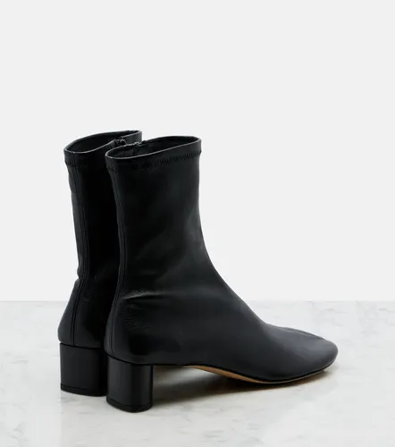 Cherry leather ankle boots - Bottega Veneta - Modalova