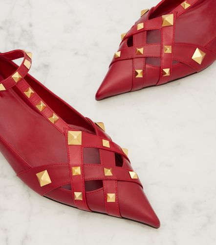 Studdy leather ballet flats - Valentino Garavani - Modalova